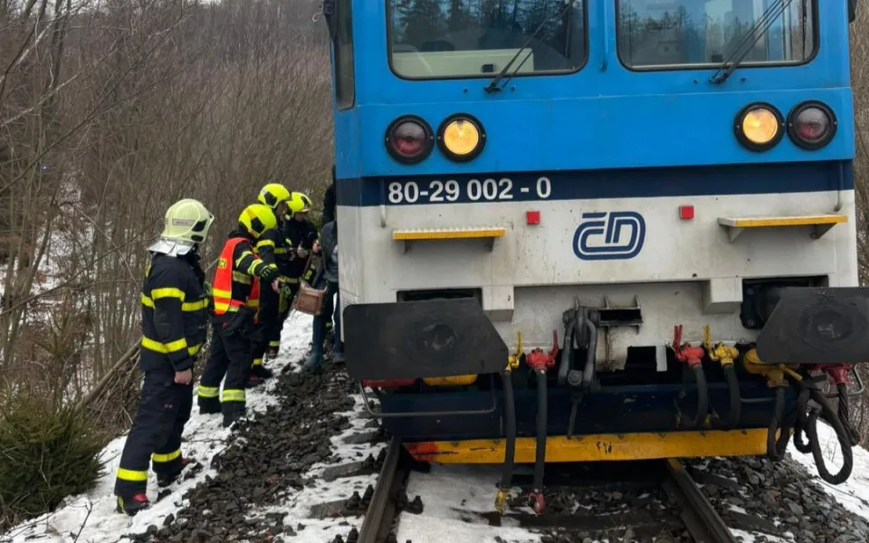 Na Bruntálsku osobní vlak srazil koně. Z cestujících se nikdo nezranil, zvíře nepřežilo