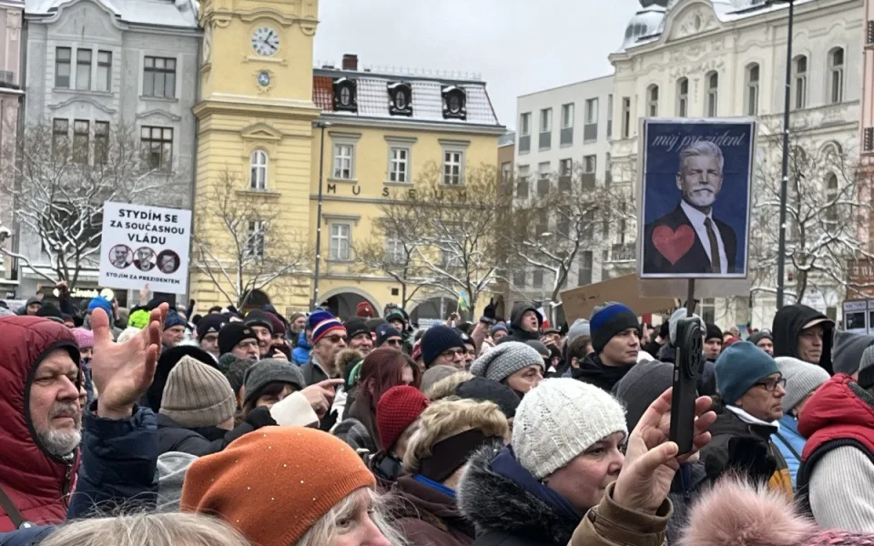 Ať žije Pavel. Ostravané ve velkém podpořili českého prezidenta