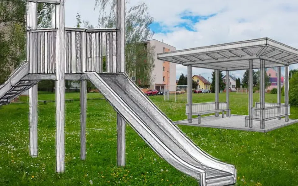 Obyvatelé Krnova vybrali v Krnovizi dětské hřiště v Sovově ulici