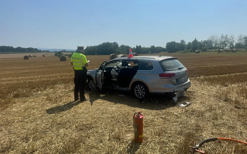 Kolaps za volantem skončil nehodou. V Ostravě-Dubině se zranilo pět lidí