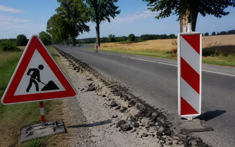 Začíná oprava silnice mezi Rýžovištěm a Dětřichovem. Uzavírka potrvá čtyři měsíce